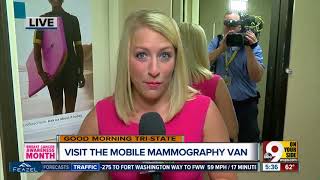 Visit the mobile mammography van during Breast Cancer Awareness month [upl. by Ecila]