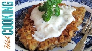 How To Make Chicken Fried Steak  The BEST Chicken Fried Steak Recipe  Hilah Cooking [upl. by Idnam]