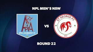 NPL Men’s NSW Round 21 APIA Leichhardt FC v St George FC [upl. by Lulita167]