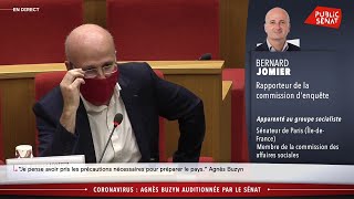 Le sénateur Bernard Jomier interpelle Agnès Buzyn sur la question des masques [upl. by Aydne403]