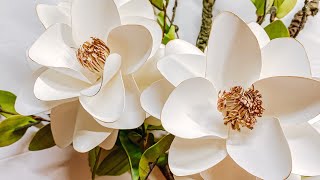 35” Stemmed Paper Flower using the Hydrangea Mini Flower Template [upl. by Osher]