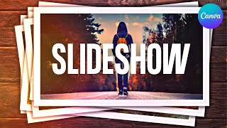 Slideshow Animation Tutorial in Canva  Photo Slideshow [upl. by Ecenahs]