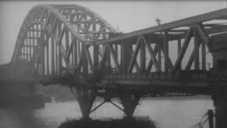 Remagen Bridgehead and Aftermath of the Collapse of the Ludendorff Bridge 1945 [upl. by Artenal]