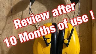 3M Optime 98 earmuff Review after 10 months of Use [upl. by Pitarys715]