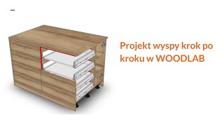 Program do projektowania i produkcji mebli WOODLAB CADCAM  Projekt wyspy [upl. by Direj]