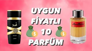 UYGUN FİYATLI 10 PARFÜM ÖNERİSİ ERKEK [upl. by Ongun]