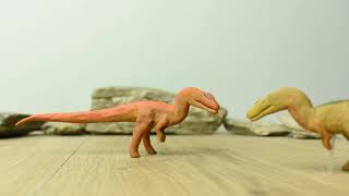 1000 subscriber special Bahariasaurus vs Torvosaurus  Clay dinosaur fight [upl. by Annat943]