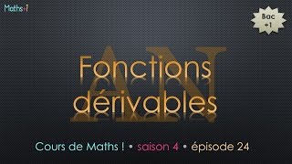 24 Fonctions dérivables Bac1 [upl. by Felicle838]