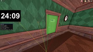 DOORS THE BACKDOOR  HOTEL  ROOMS WORLD RECORD SPEEDRUN NO CHEATS [upl. by Belen]