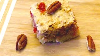 How To Make Cherry SQUARES Recipe [upl. by Mercie]