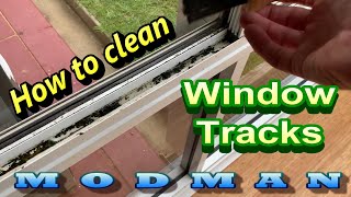 How to clean window tracks [upl. by Nynnahs]