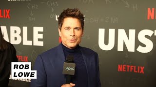 Rob Lowe Shares Tea On New Netflix Series quotUnstablequot amp Cast 😂  Hollywire [upl. by Acirretal]