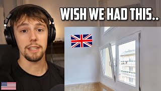 American Reacts to 4 Ways British and American Houses are Very Different [upl. by Nanine]