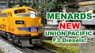 The New Menards Union Pacific Engines Ultra Affordable O Gauge Fun [upl. by Ylrrad717]