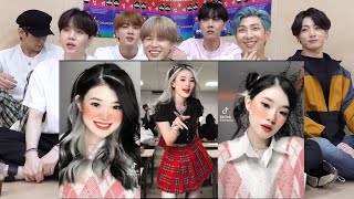 BTS REACTION Kika Kim BEST TikTok Compilation 2024 kikakim [upl. by Shreve121]