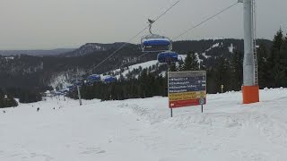 Skigebiet Feldberg Fahrt mit der neuen Zeigerbahn [upl. by Schwejda26]