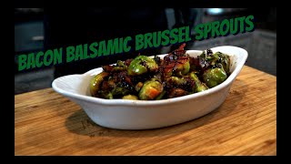 Crispy Charred Roasted Brussel Sprouts With Balsamic Vinegar Recipe [upl. by Rizzo]