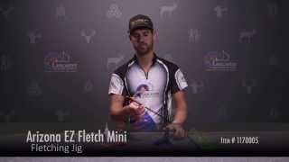 Arizona EZ Fletch Mini Fletching Jig Review at LancasterArcherycom [upl. by Anelahs]