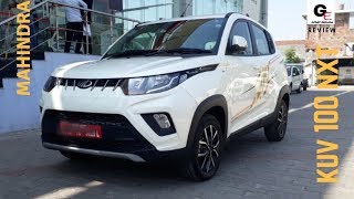 2018 Mahindra KUV 100 NXT K8  white  detailed review  features  specs [upl. by Jeanine]