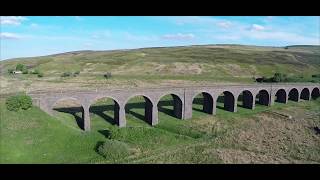 Dandry Mire Viaduct North Yorkshire and Garsdale Station [upl. by Rainah481]