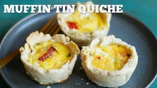 Muffin Tin Quiche with Sun Dried Tomato [upl. by Acirema4]