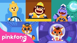 Whose Vehicle  Job Songs for Kids  Occupations  Pinkfong Songs for Children [upl. by Huldah]