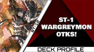 Wargreymon from ST01 The OTK Deck Profile To See [upl. by Yentruocal]