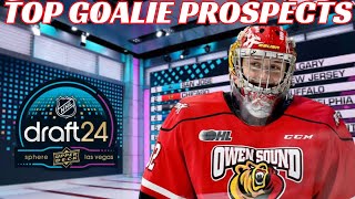 2024 NHL Draft  Top 10 BEST Goalie Prospects [upl. by Etnaid765]