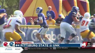 UNK football falls to 4 Pittsburg State [upl. by Payson]