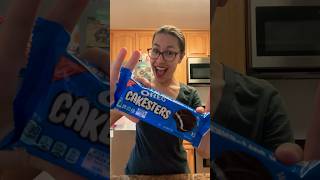 I tried Oreo Cakesters review food shorts [upl. by Llerrat]