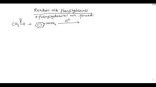 REACTION OF CARBONYL COMPOUNDS WITH PHENYLHYDRAZINE AND BRADYS REAGENT LESSON 4 [upl. by Lecram]