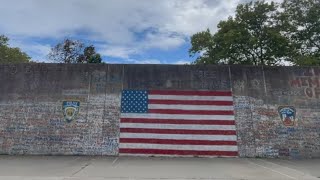 Brooklyn Remembers – peoples memorial to 911 in Sheepshead Bay Brooklyn [upl. by Atoel262]