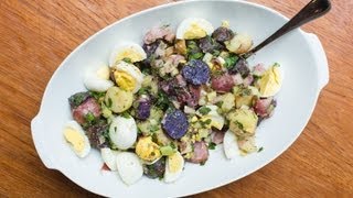 Potato Egg Salad  SAM THE COOKING GUY [upl. by Elvyn]