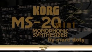 The Korg MS20 Mini Part 8 Sample and Hold [upl. by Lehcear]