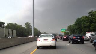 Derecho wind storm as it moves through Cincinnati [upl. by Lehmann]