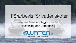 Förarbevis för vattenskoter  Vattenskoterns uppbyggnad [upl. by Asabi]