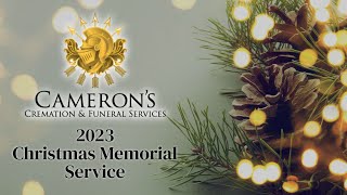 Camerons Christmas Memorial Service 2023 [upl. by Eimac]