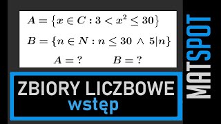 Zbiory liczbowe  wstęp [upl. by Nosnirb428]