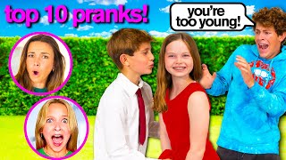 10 PRANKS in 24 HOURS ft Ben Azelart Pierson Piper Rockelle [upl. by Llerrot797]