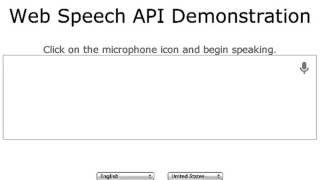 Web Speech API Demonstration [upl. by Armilda]