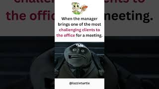 Toxic client  corporatememes memesdaily officehumor corporatelife trendingmemes [upl. by Kendy486]