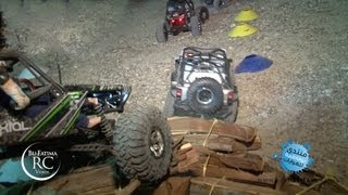 RC Night Trail  Part 2  SCX10 Wraith XR10 and Gmade R1 [upl. by Warfeld]