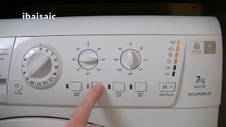 Hotpoint Aquarius WDL520 Washing Machine Demonstration [upl. by Roose]