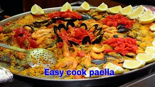 seafood paellahow to cook seafood paellaseafood paella easyseafoodhealthy seafood paella [upl. by Nylaroc]