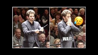 Orchestra pranks their conductor on his birthday in the BEST way [upl. by Slemmer]