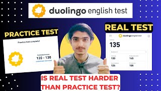 Duolingo Practice test vs Real test  Full comparison [upl. by Norvin]