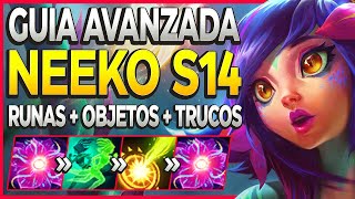 🔰 GUÍA AVANZADA NEEKO S14 🔰 MID Y SUPPORT  COMBOS RUNAS BUILD CONSEJOS HABILIDADES Shiron [upl. by Laehcar]