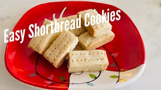 Scottish Easy Shortbread Cookies 苏格兰奶油酥饼 shortbreadcookies [upl. by Shulock]