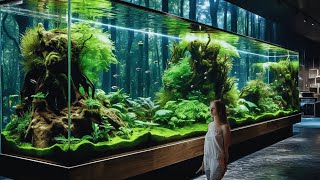 Discovering the Most Beautiful and Larger Fish Tank Aquatic Masterpieces [upl. by Staal]