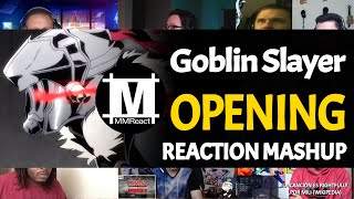 Goblin Slayer Opening  Reaction Mashup [upl. by Idyak]